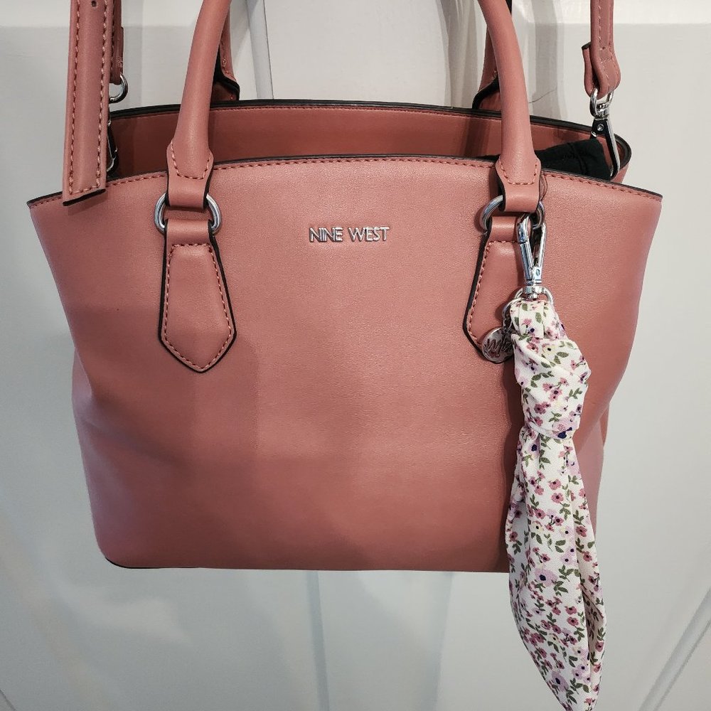 New West Gracyn Satchel in Begonia Pink New!
